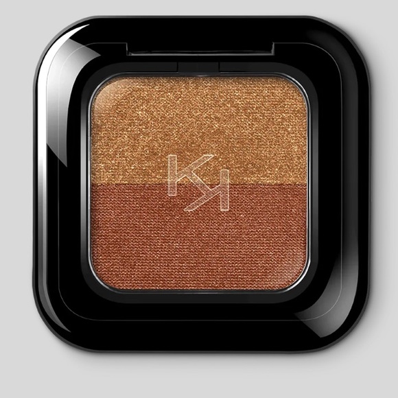 Kiko Milano • Bright Duo Eyeshadow • Mettalic Orange Gold / Copper - Picture 1 of 12